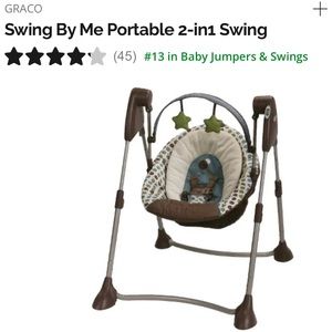 Swing By Me portable 2 in 1 Graco baby swing